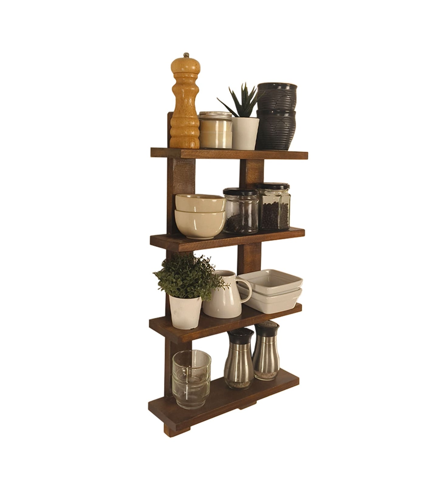 Support Wooden Wall Shelf