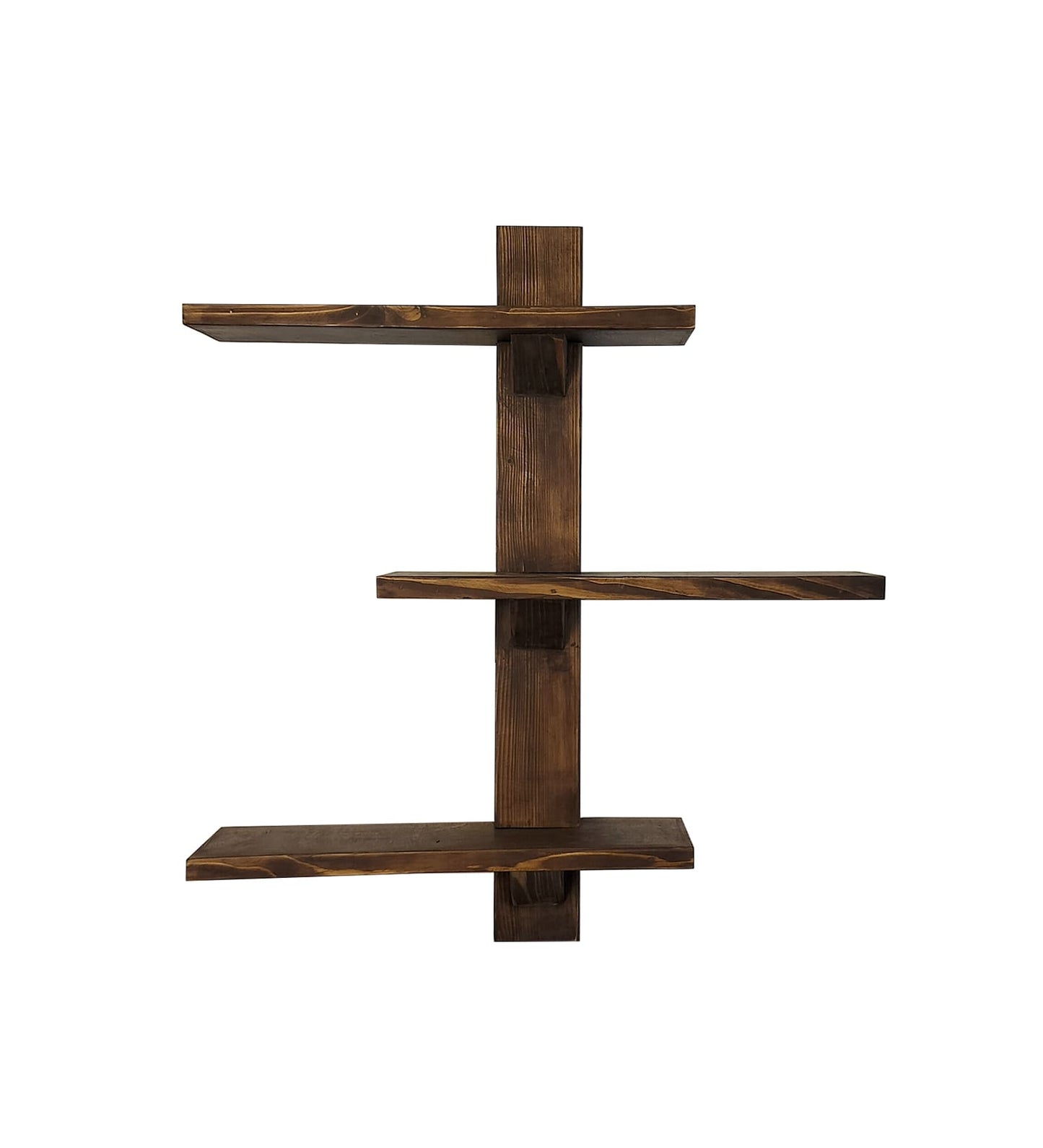 Keen Wooden Wall Shelf Organiser