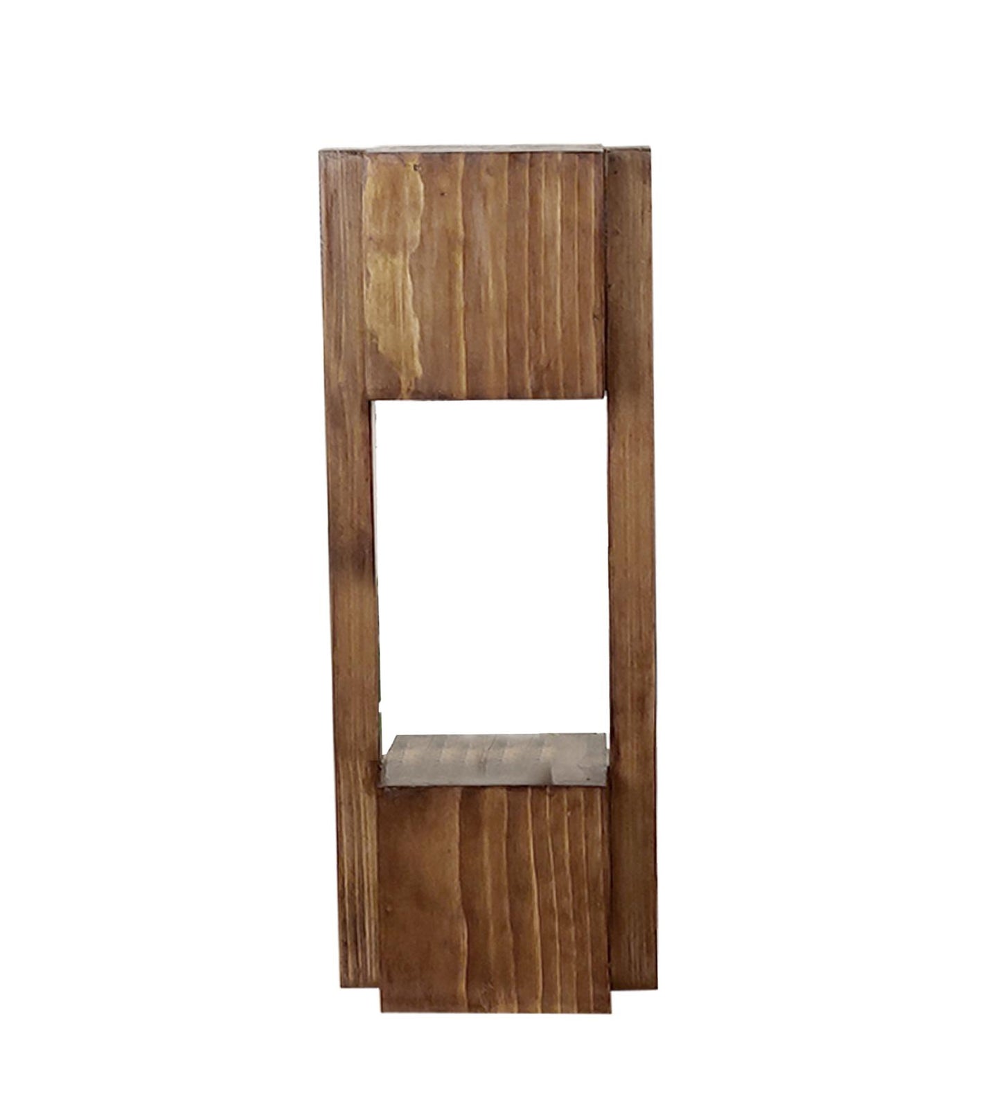 Willow LED Wooden Table Lamp with Brown Base