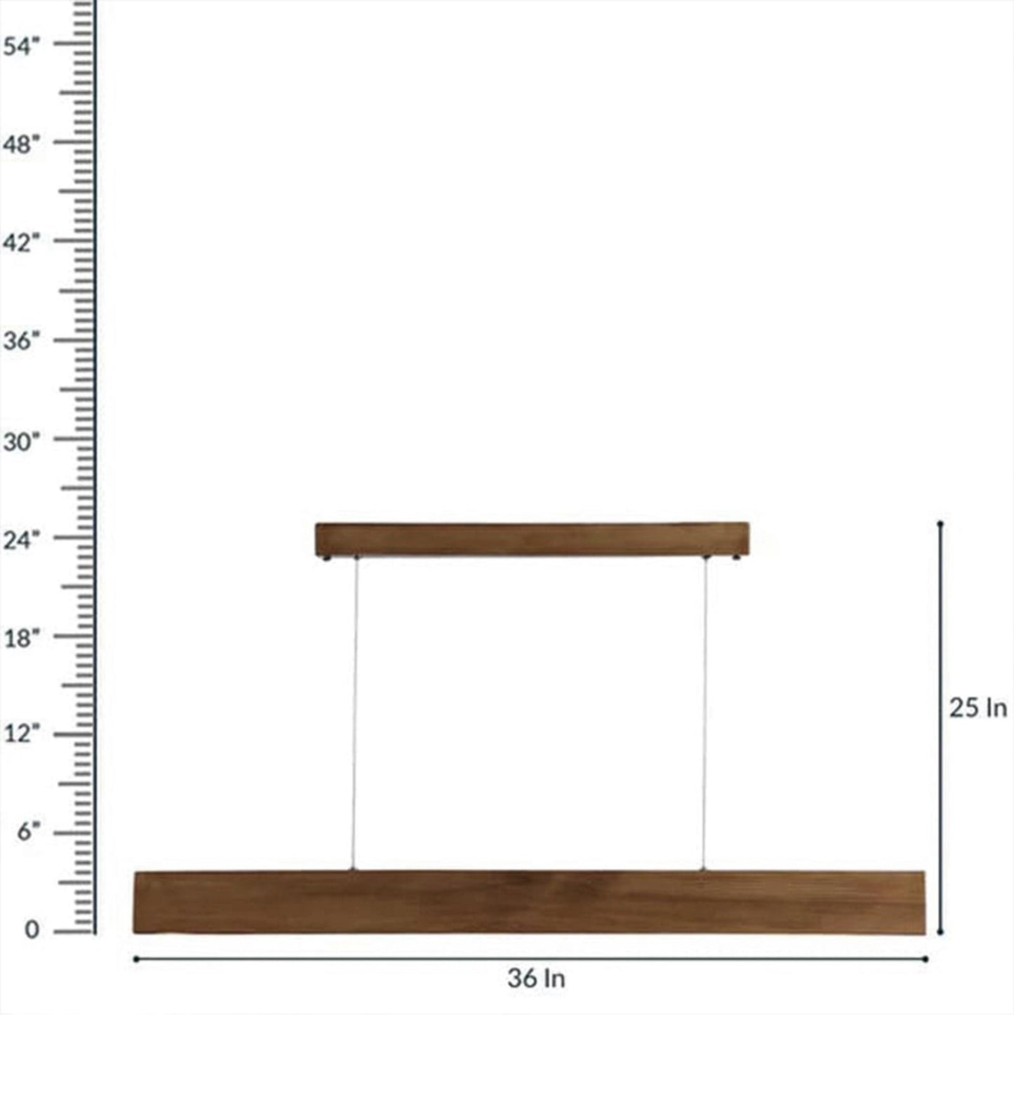 Dance 36 DUO Wooden LED Hanging Lamp