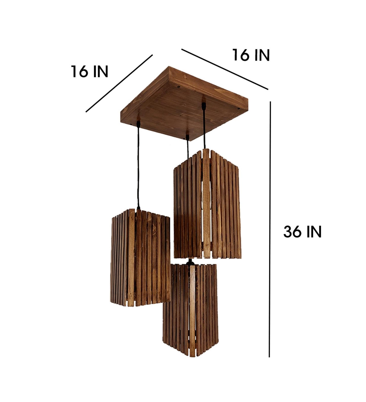 Fog Brown Cluster Hanging Lamp