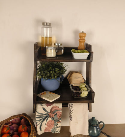 Marine Wooden Shelf Ladder