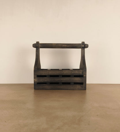 Birch Wooden Kitchen Roll Holder and Cutlery Holder