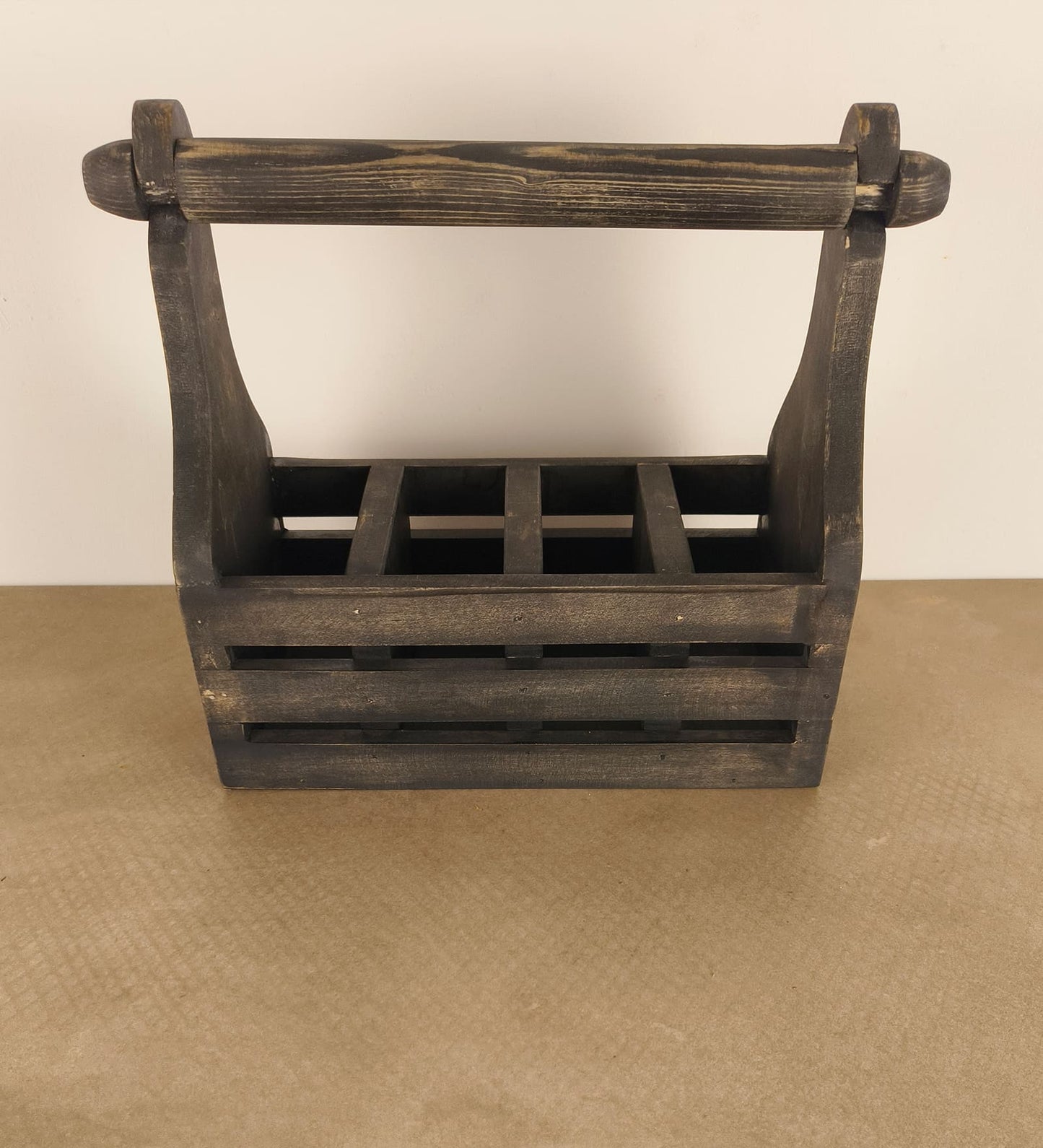 Birch Wooden Kitchen Roll Holder and Cutlery Holder