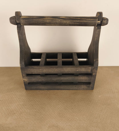 Birch Wooden Kitchen Roll Holder and Cutlery Holder