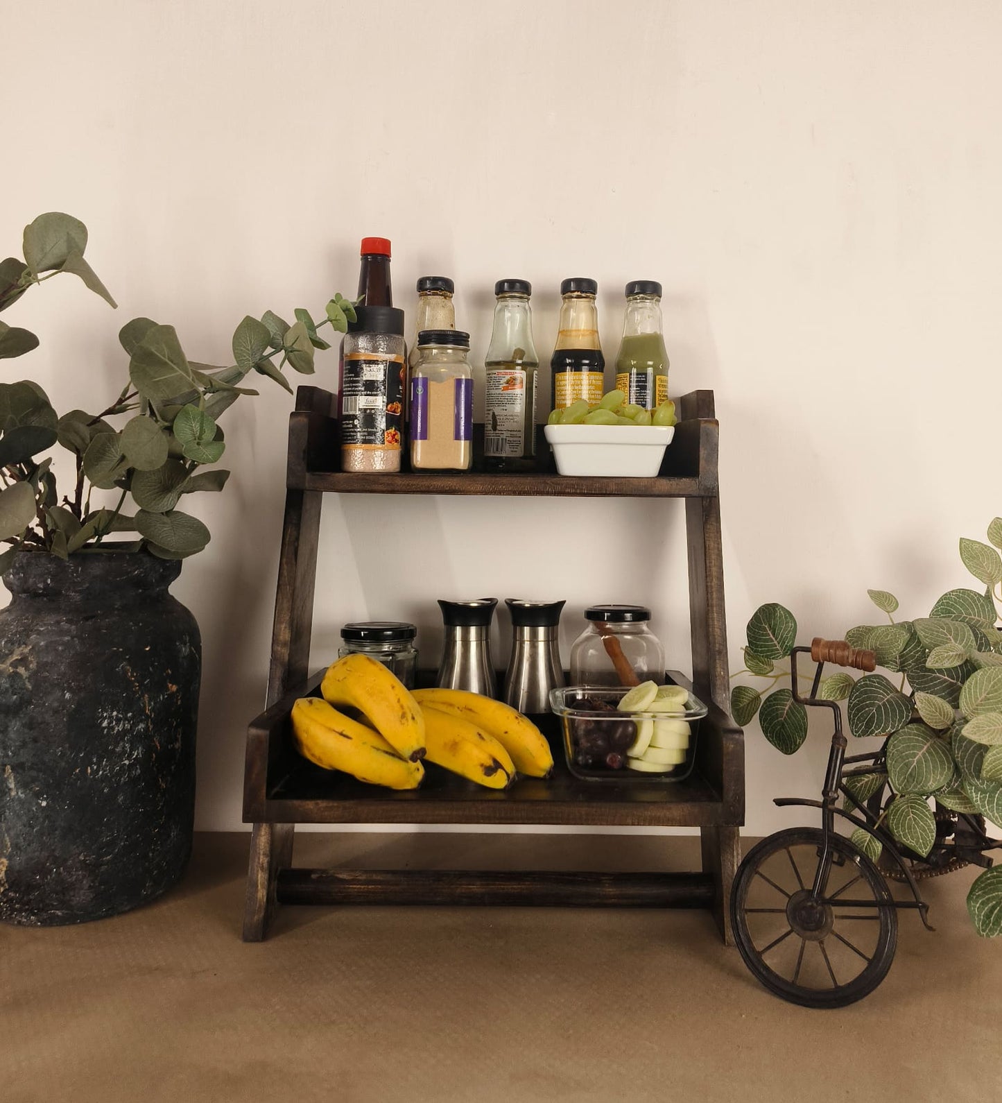 Marine Wooden Shelf Ladder