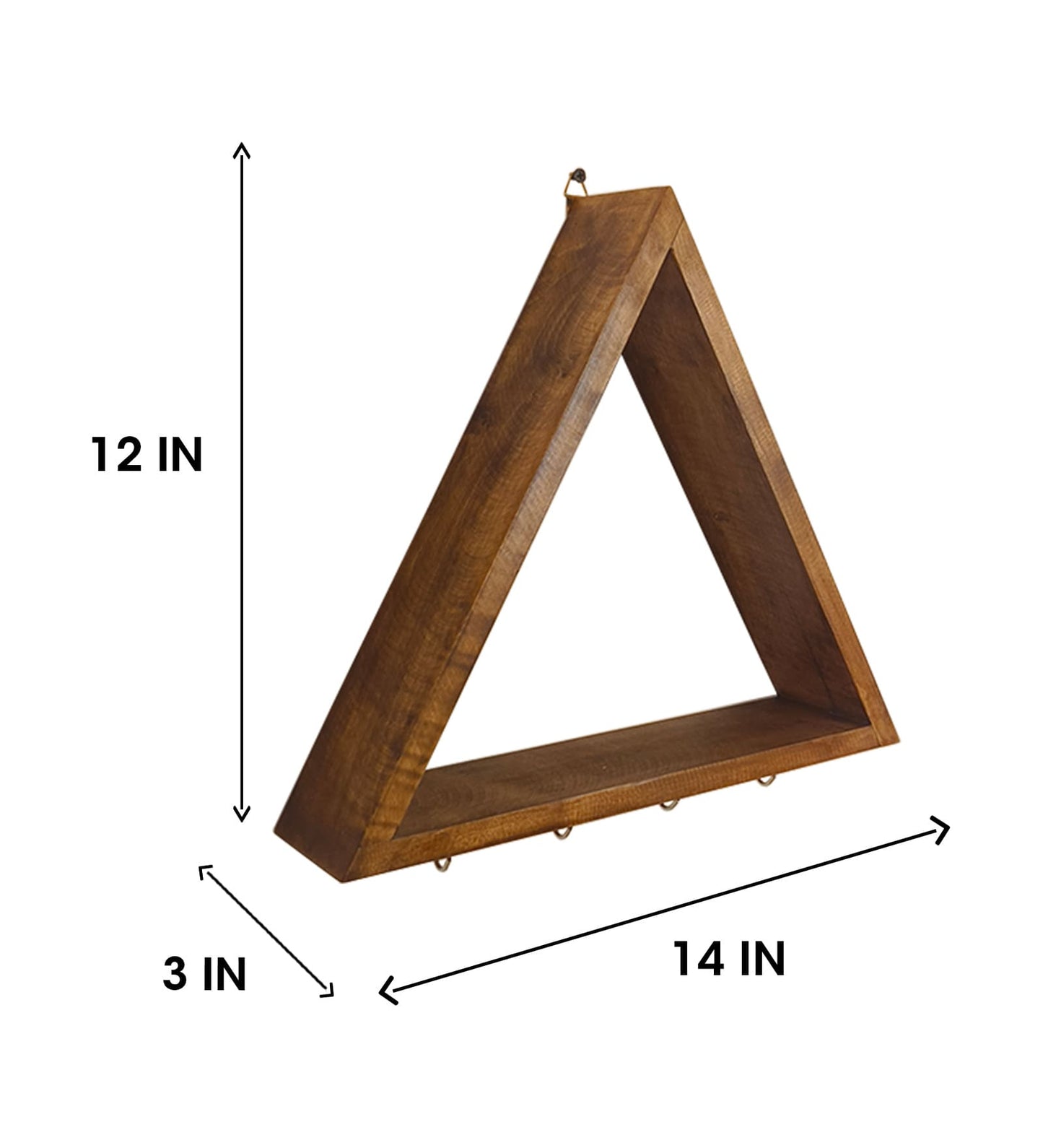 Vibe Wooden Wall Organiser with Key Holders