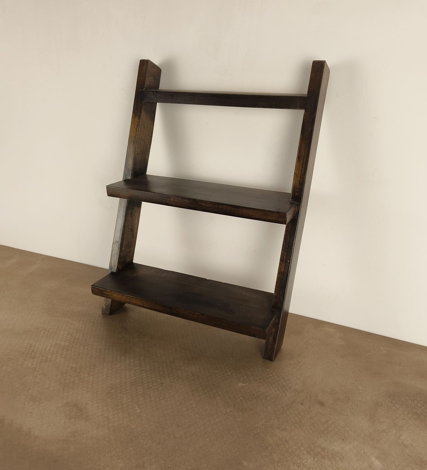 Isle Wooden Shelf 2 Step Ladder