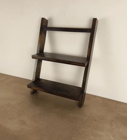 Isle Wooden Shelf 2 Step Ladder