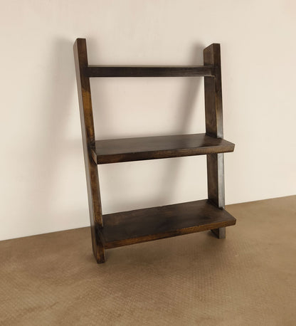 Isle Wooden Shelf 2 Step Ladder