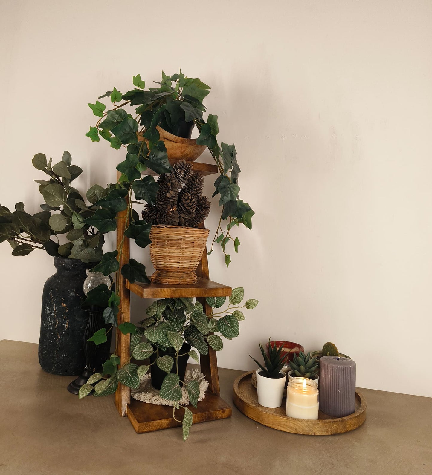 Stand 3 Tier Shelf & Planter