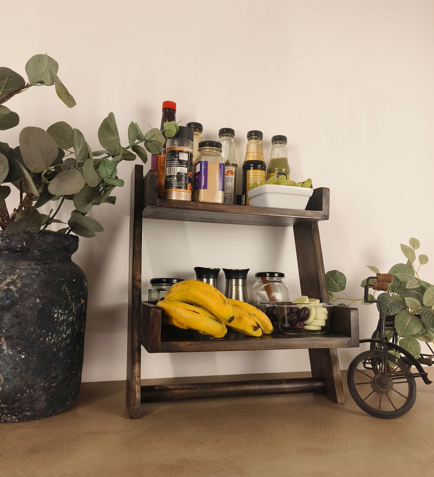 Marine Wooden Shelf Ladder