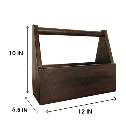 Quest Wooden Bottle & Cutlery Holder