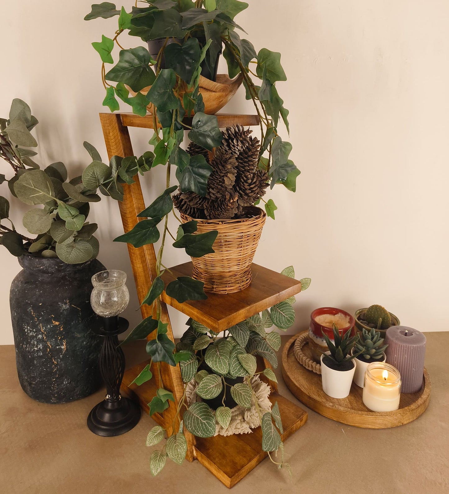 Stand 3 Tier Shelf & Planter