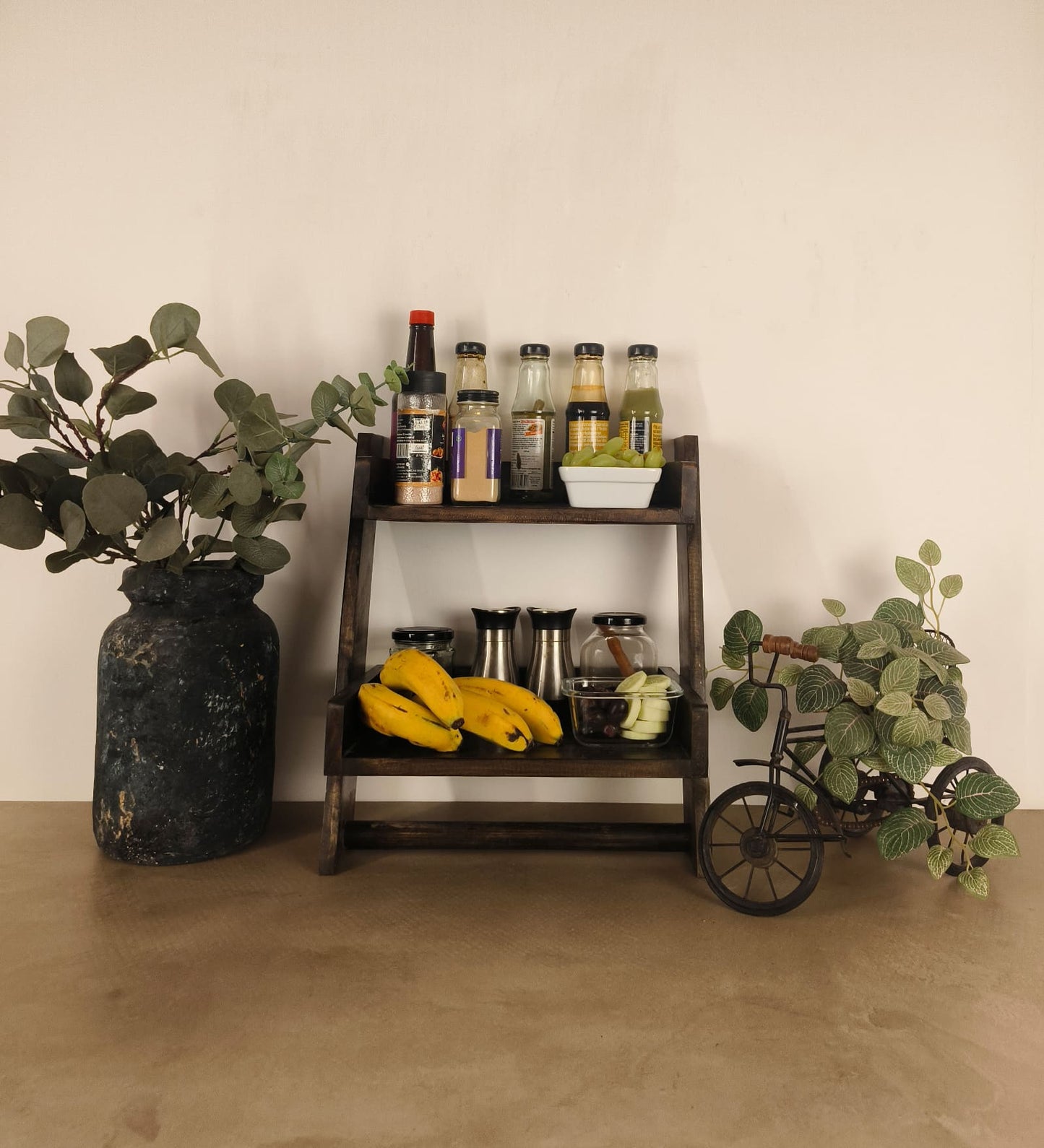 Marine Wooden Shelf Ladder