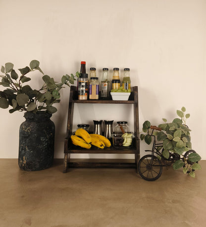 Marine Wooden Shelf Ladder