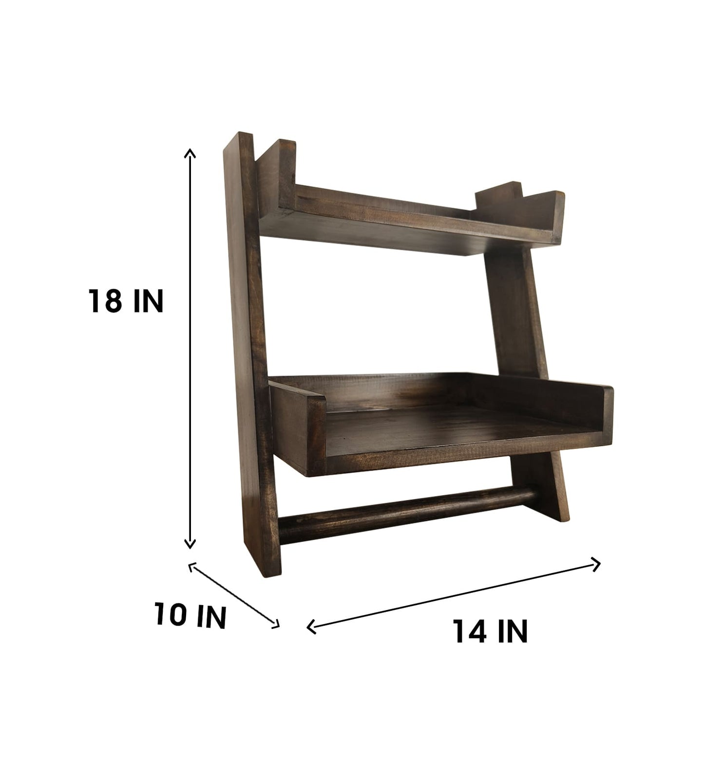 Marine Wooden Shelf Ladder
