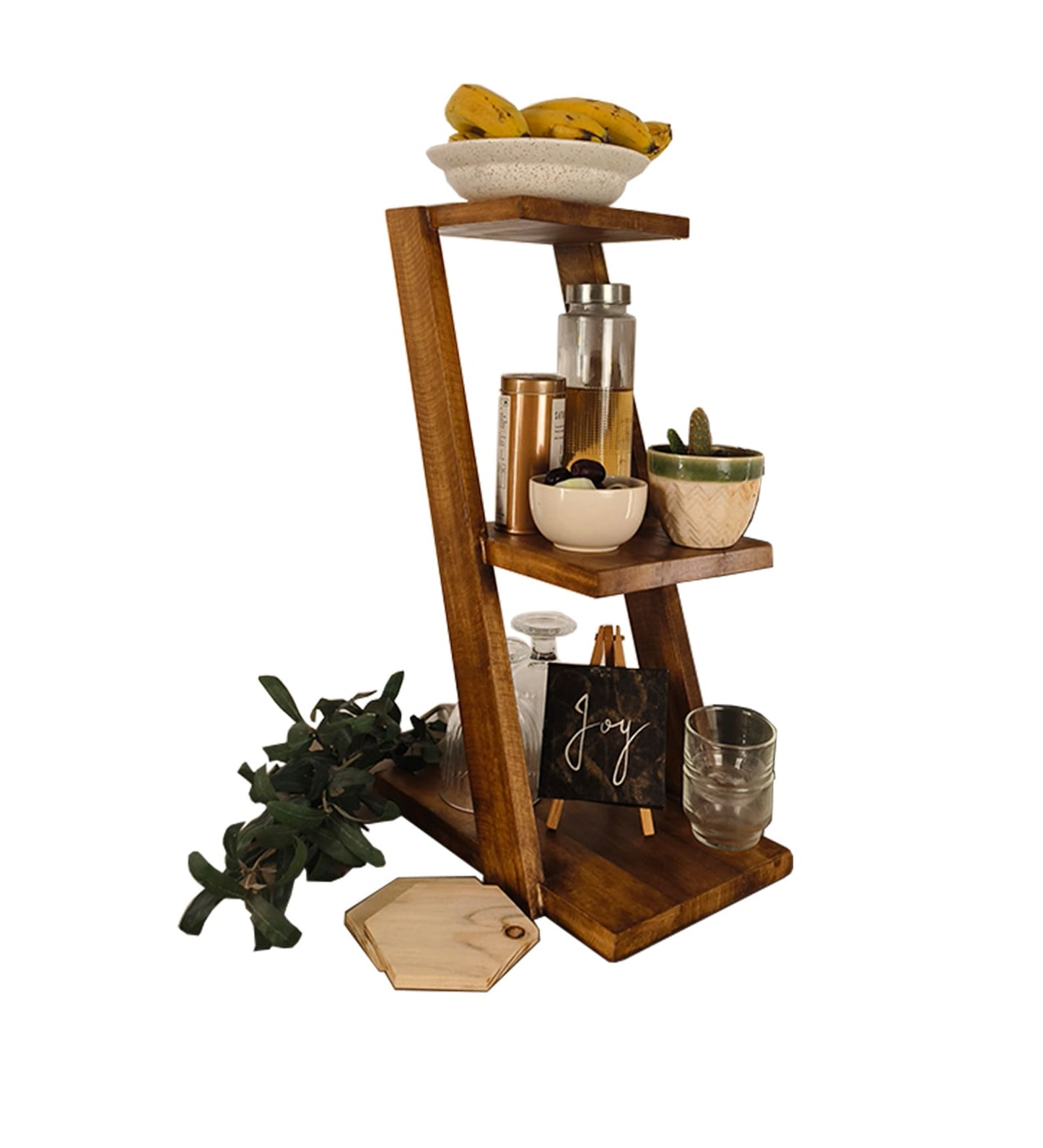 Stand 3 Tier Shelf & Planter