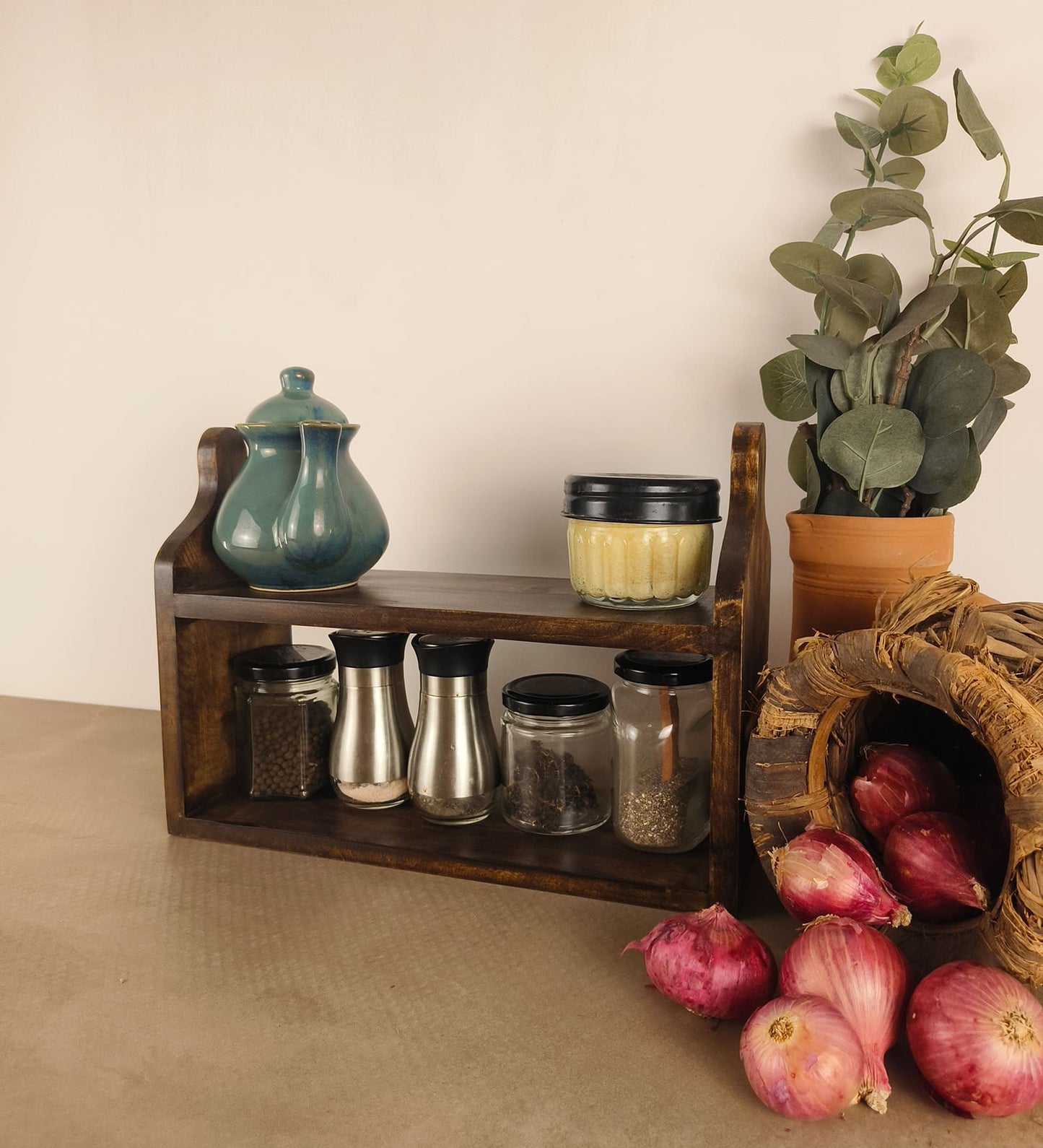 Jump Wooden Kitchen Stand