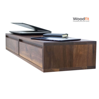 Zero-G Solid Sheesham Wood Floating Study Table