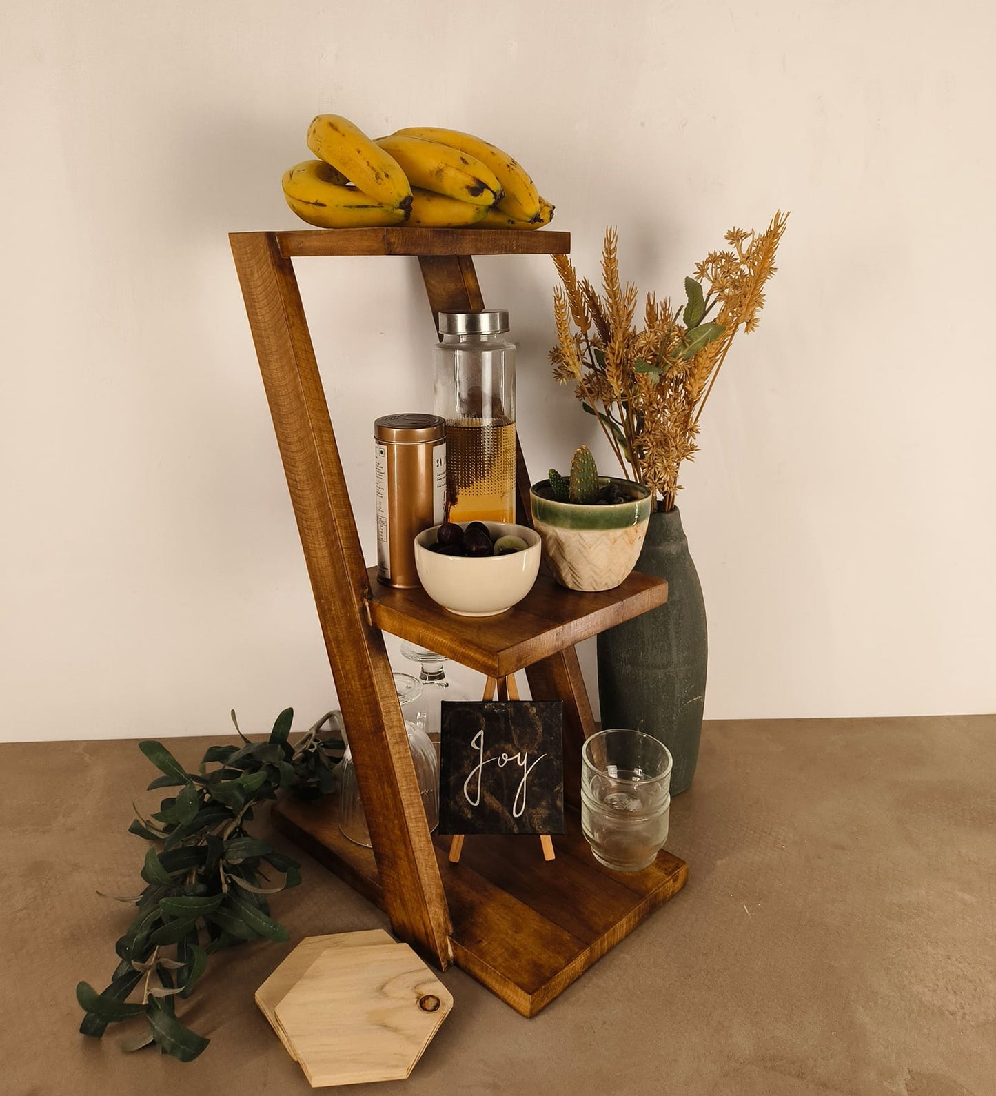 Stand 3 Tier Shelf & Planter