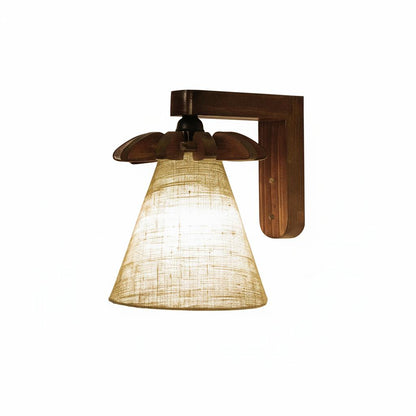 Elan Brown Wooden Wall Light