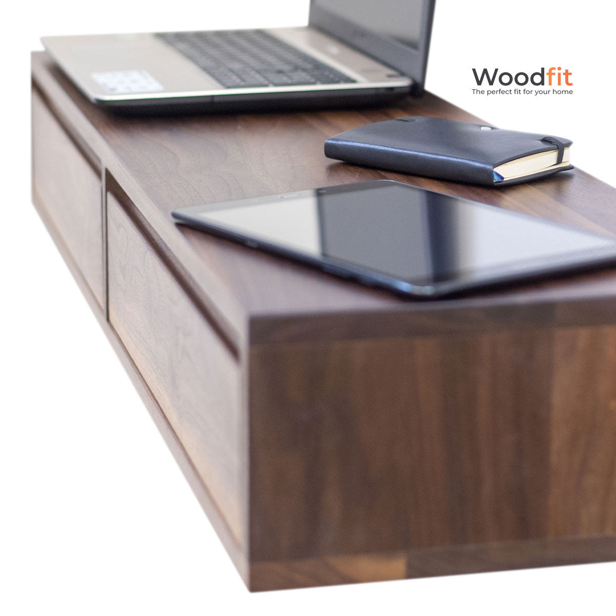 Zero-G Solid Sheesham Wood Floating Study Table