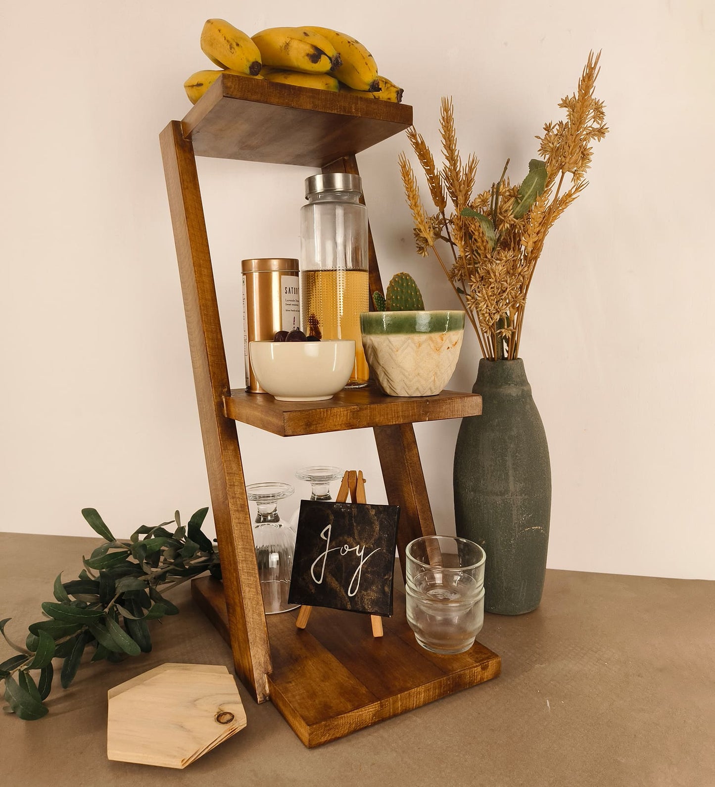Stand 3 Tier Shelf & Planter