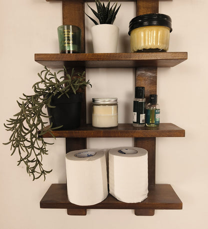 Support Wooden Wall Shelf