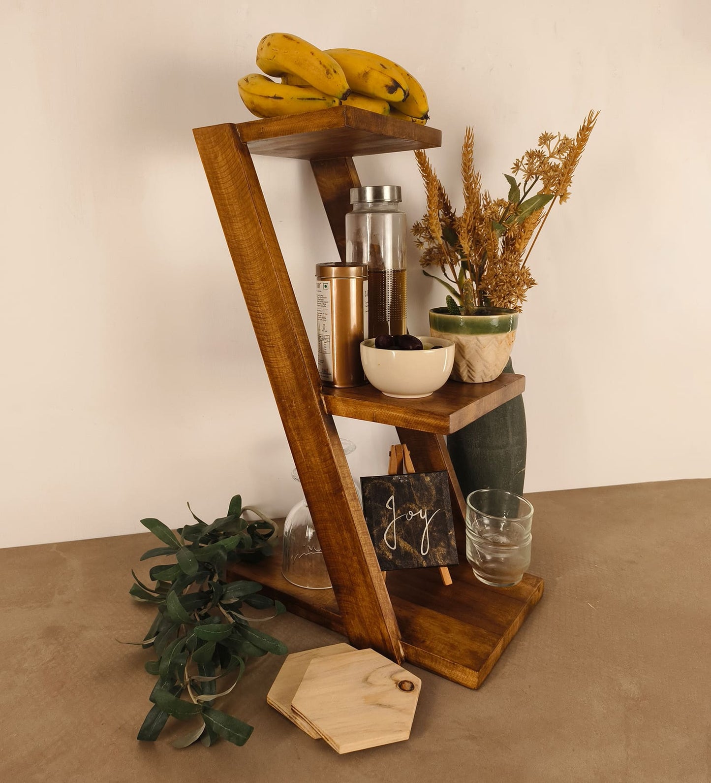 Stand 3 Tier Shelf & Planter