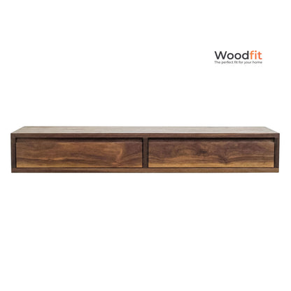 Zero-G Solid Sheesham Wood Floating Study Table