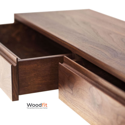 Zero-G Solid Sheesham Wood Floating Study Table