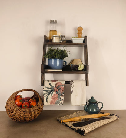 Marine Wooden Shelf Ladder