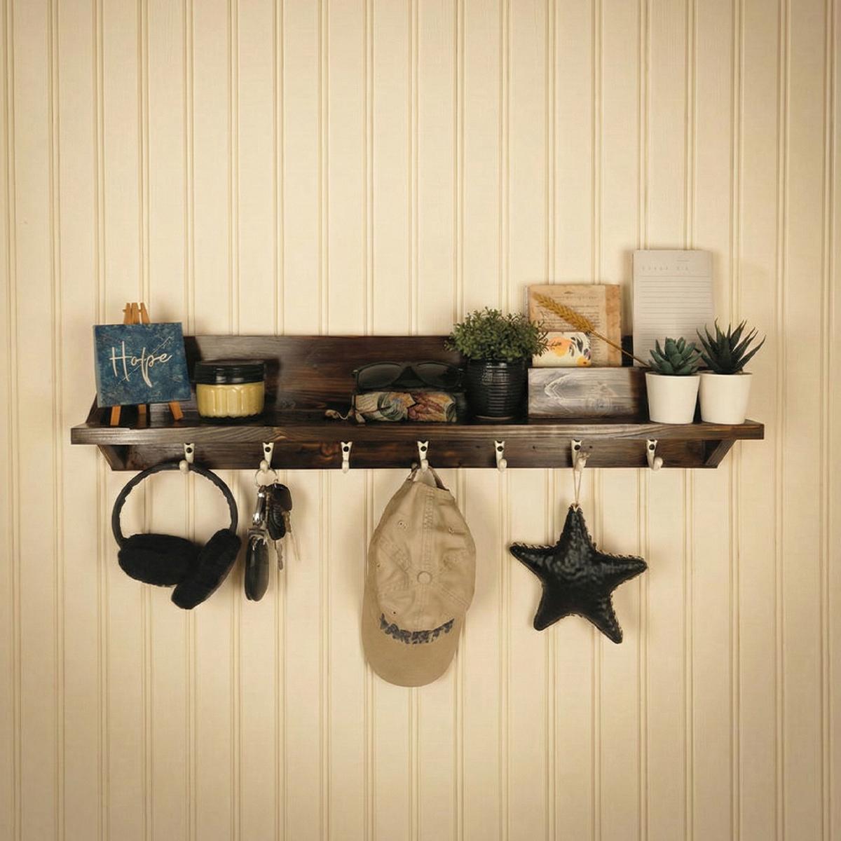 Onyx Wall Organiser with Key Holders