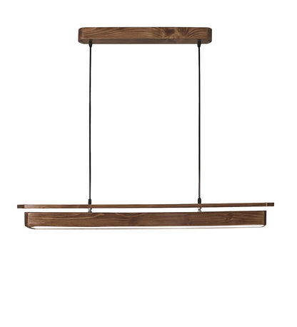 Smoke Deco 48 Brown Wooden LED Hanging Lamp