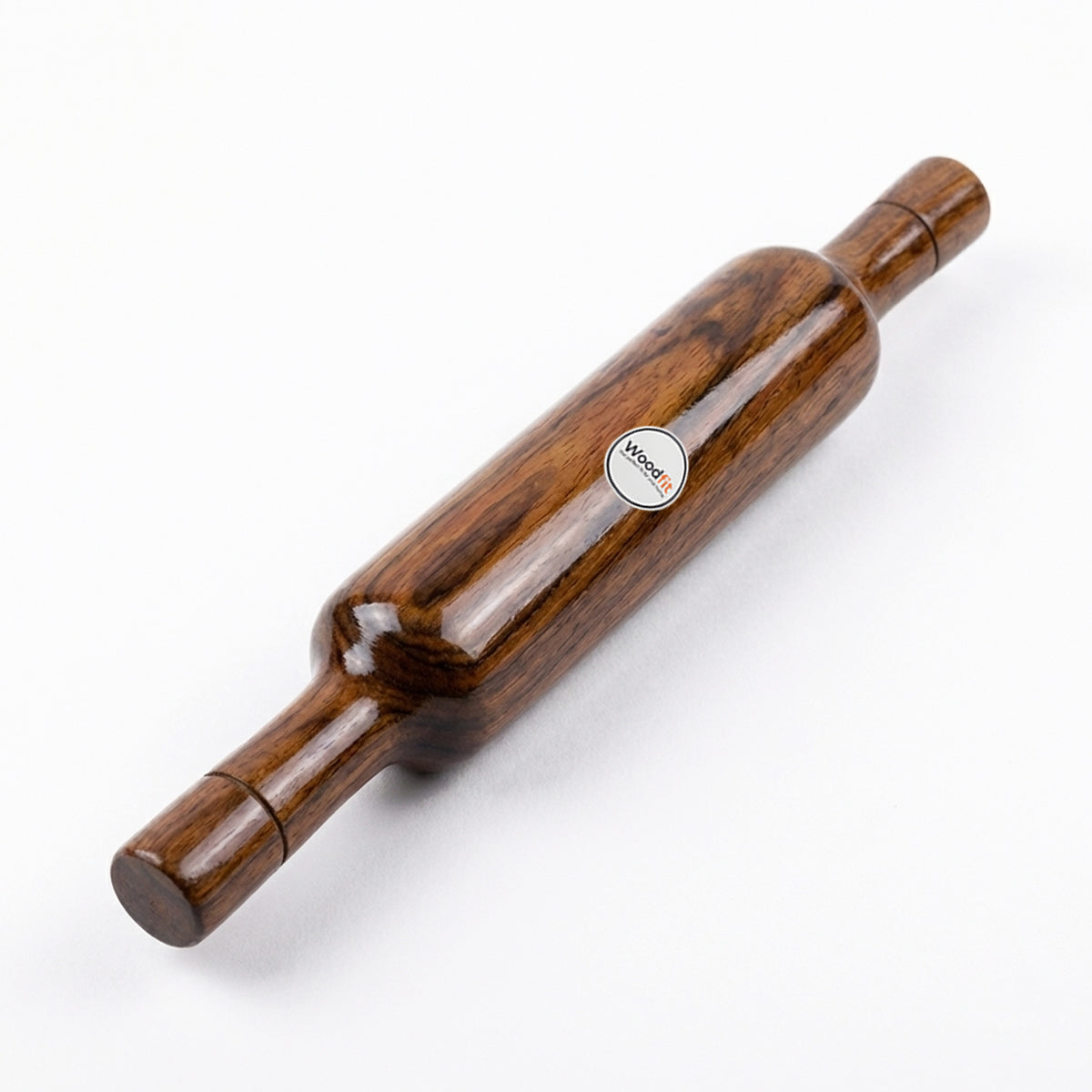 Woodfit Premium Handcrafted Solid Sheesham Wood Chakla Belan Set (9-inch Diameter)