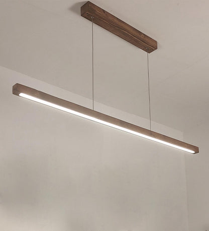Stream 36 Brown Wooden LED Hanging Lamp