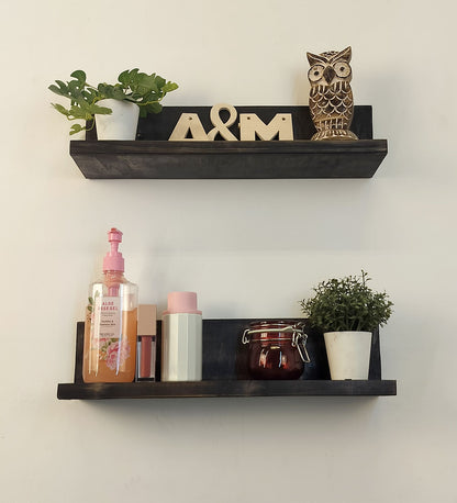 Kite set of 2 Wooden Wall Shelf Organiser