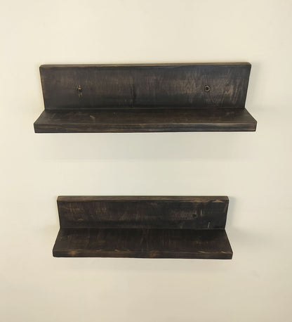 Kite set of 2 Wooden Wall Shelf Organiser