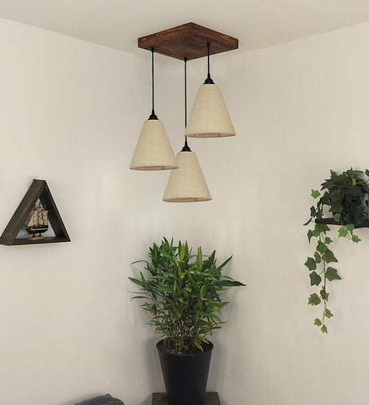 Stellar Beige Cluster Hanging Lamp