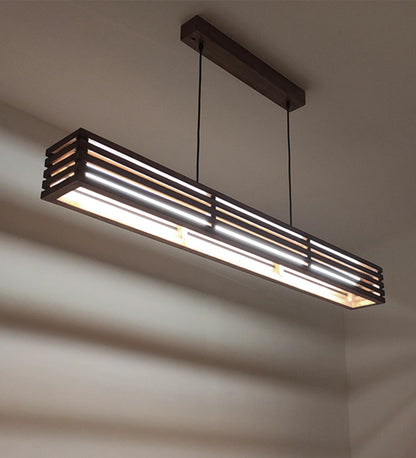 Violet Baton Brown LED Hanging Lamp