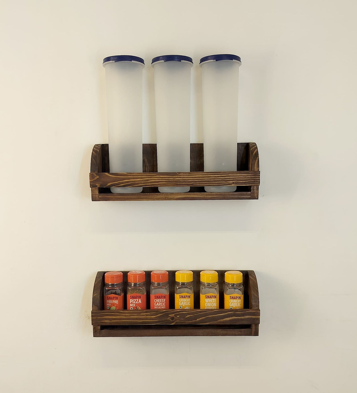 Liberty set of 2 Wooden Wall Shelf Organiser