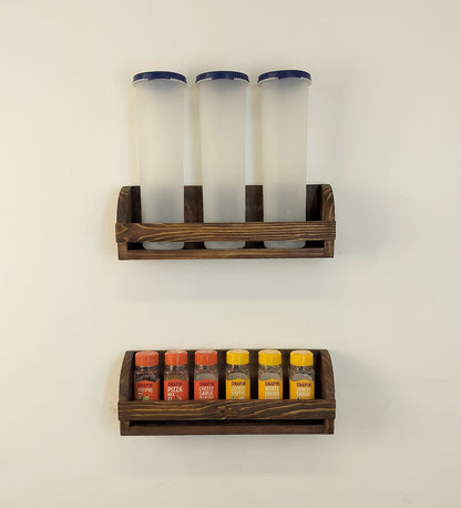 Liberty set of 2 Wooden Wall Shelf Organiser