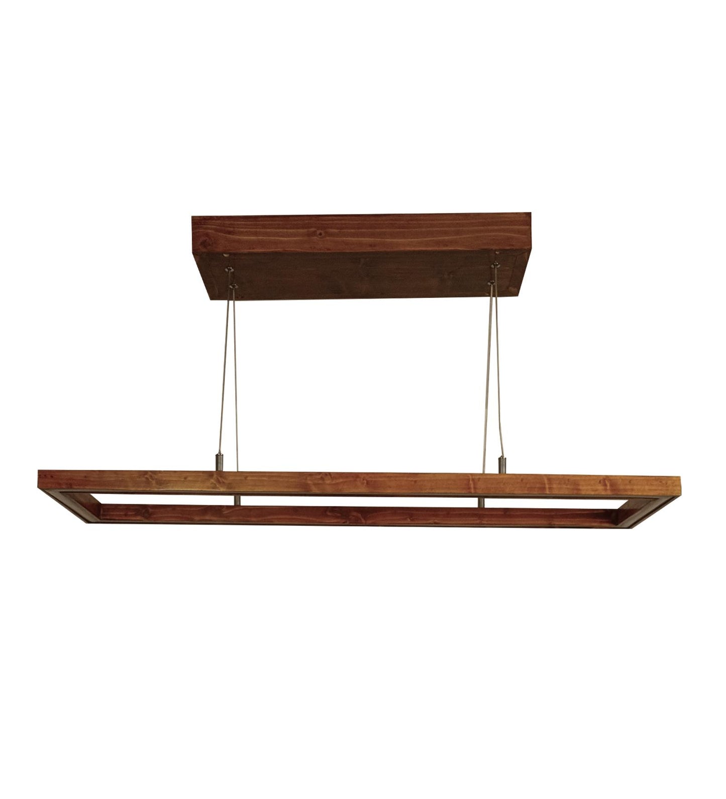Envy 36 Brown Wooden LED Hanging Lamp