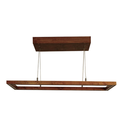 Envy 36 Brown Wooden LED Hanging Lamp