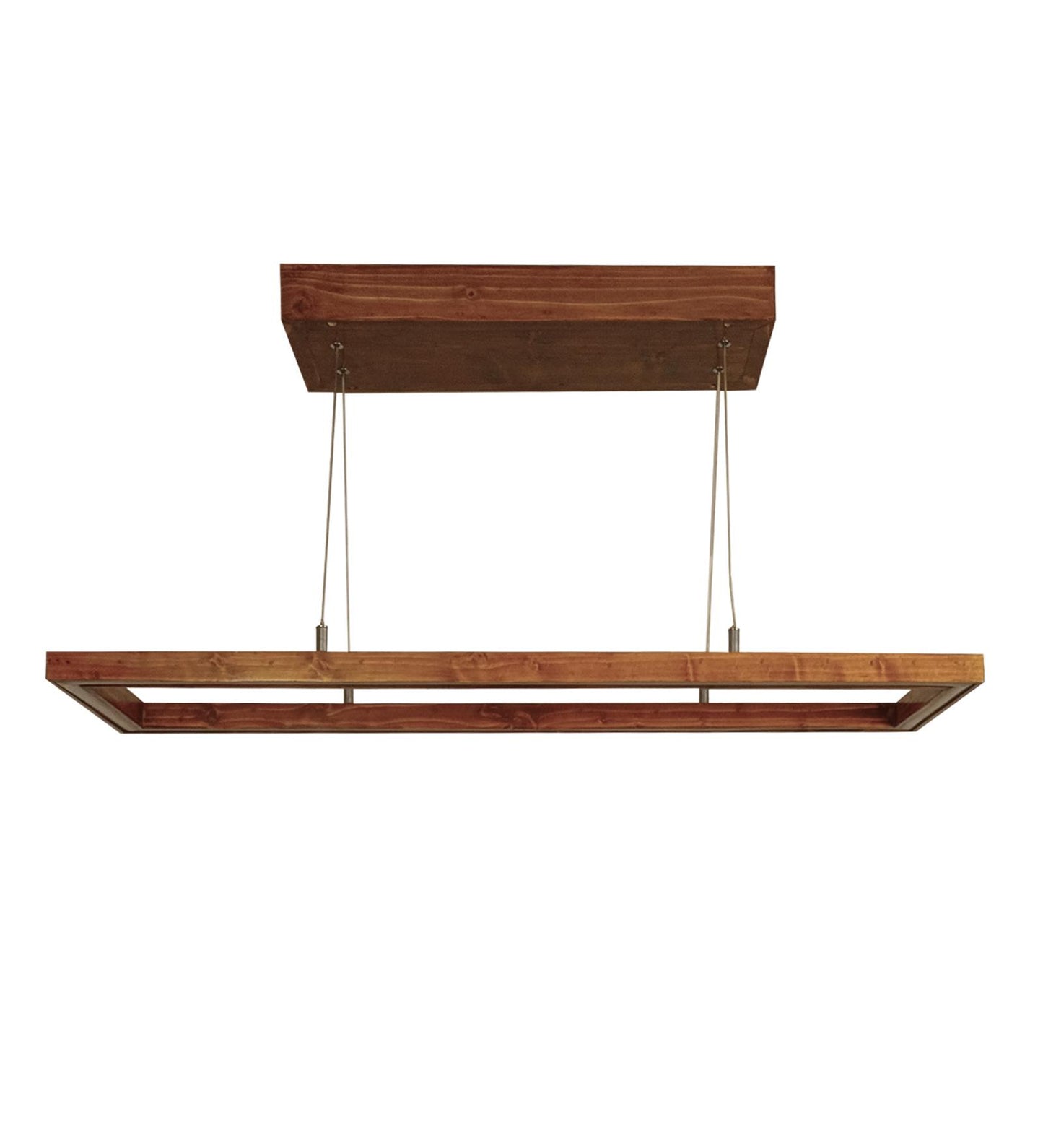 Envy 48 Brown Wooden LED Hanging Lamp