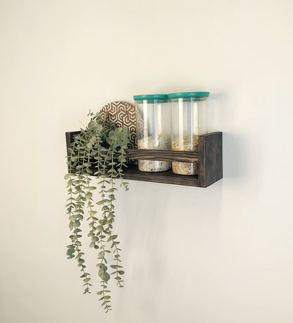 See Wooden Wall Shelf Organiser