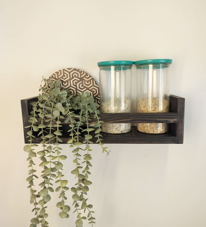 See Wooden Wall Shelf Organiser