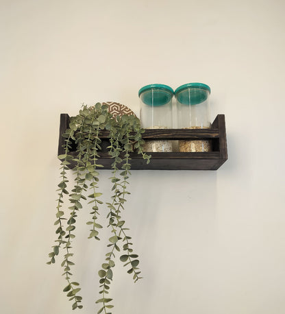 See Wooden Wall Shelf Organiser
