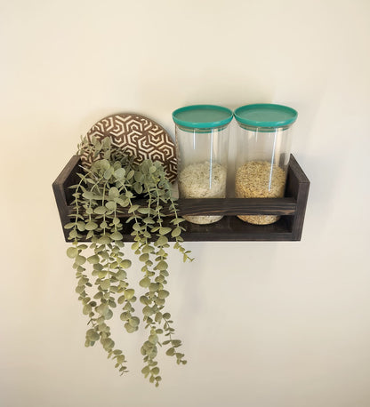 See Wooden Wall Shelf Organiser